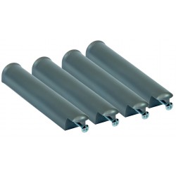 4x Plastic Legs with Bolts for Bed Frames