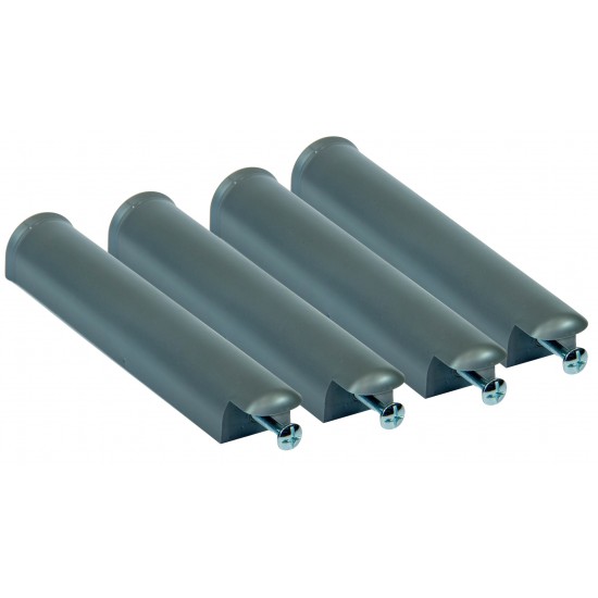 4x Plastic Legs with Bolts for Bed Frames