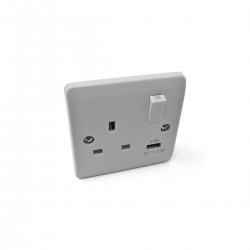 1 Gang Socket With USB