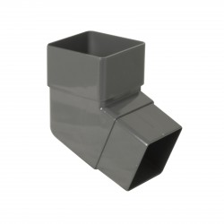 Square Line Gutter 112.5 Degree Offset Bend Anthracite