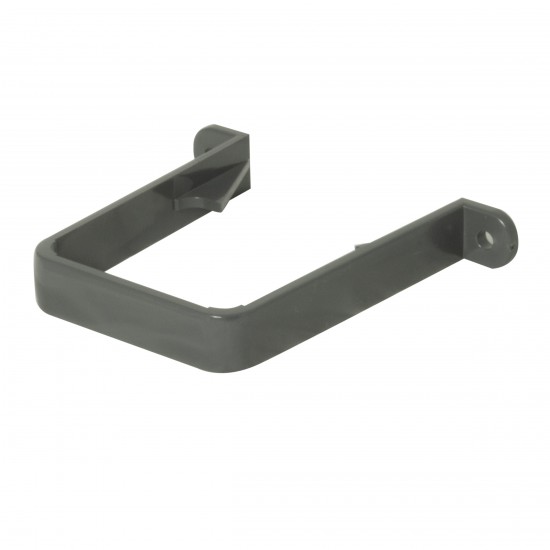 Square Line Gutter Downpipe Clip Anthracite