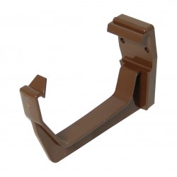 Square Line Gutter Bracket Brown