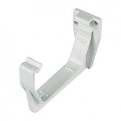 Square Line Gutter Bracket White