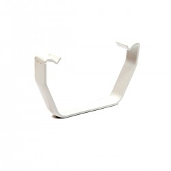 Square Line Gutter Clip White