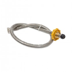 750MM Stainless Steel Hand Wheel Gas Hose Pol x W20