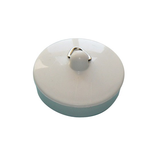 White Bath / Sink Plug 1 3/4"