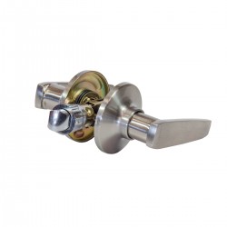 Door Handle Set Passage Satin Nickel