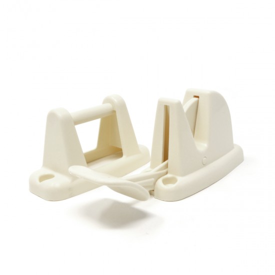 Lever Release Door Retainer Clip Cream