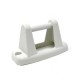 Lever Release Door Retainer Clip White