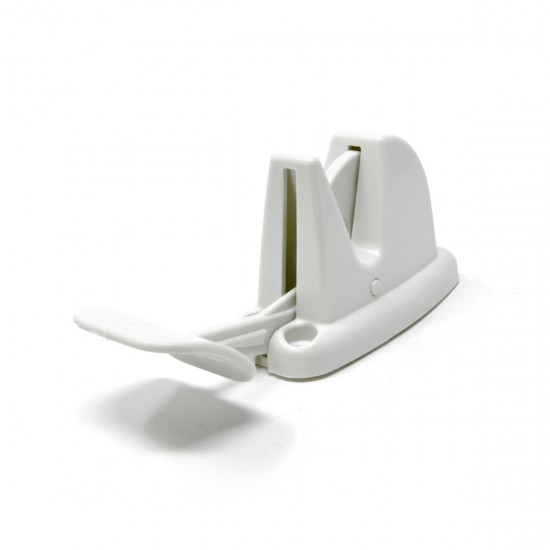 Lever Release Door Retainer Clip White